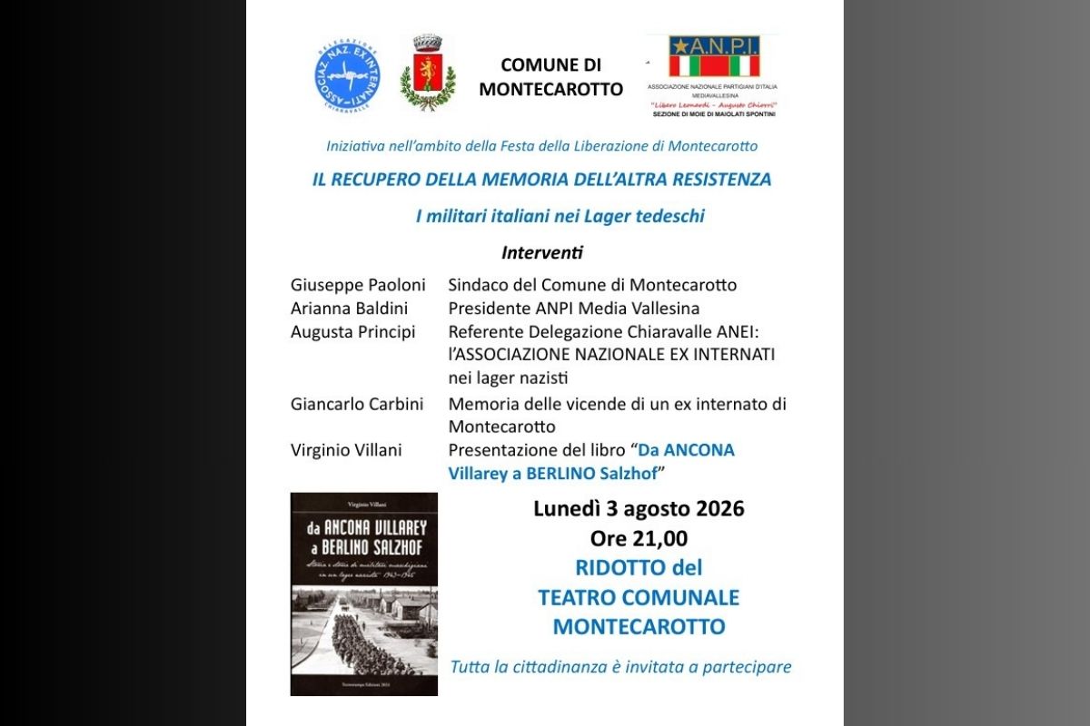evento dedicato a memoria e resistenza